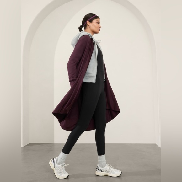 NWT Athleta Pranayama Long Spice Cabernet Wrap Size S/T - Picture 6 of 8